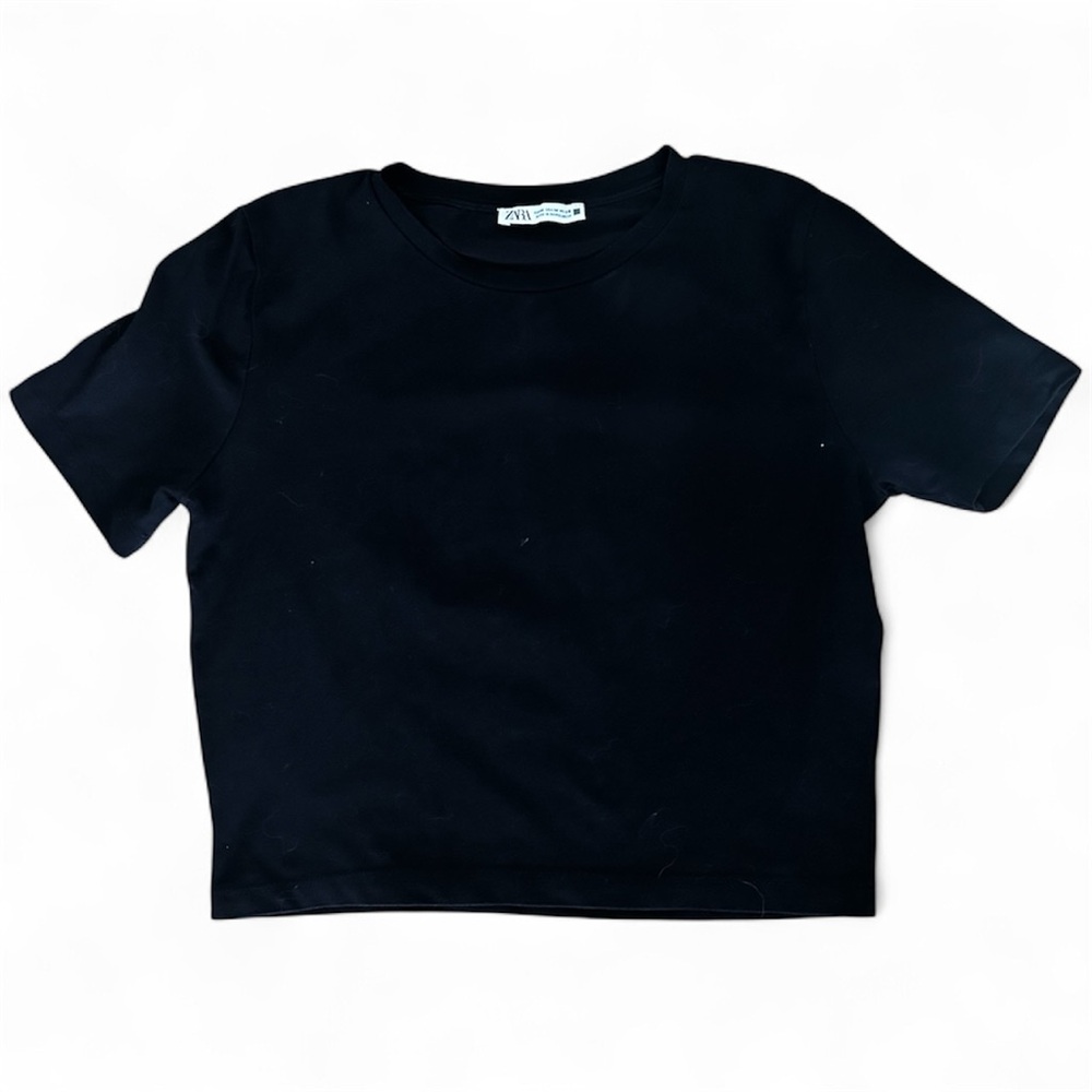 Zara Black Crop Top